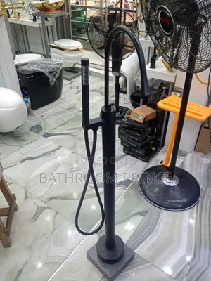 Quality Matt Black Standing Bathtub Mixer Tap