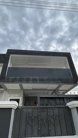 Dark Grey Glass Balcony Patio