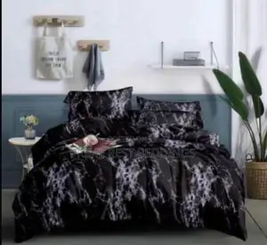 Luxury Black Marble Duvets, Bedsheets Pillowcases (6x6)