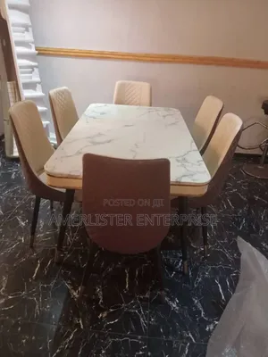 Durable Marble Top Dining Set