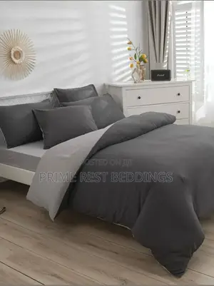 100% American Cotton Bedsheets, Duvet Pillowcases Set (6x6)