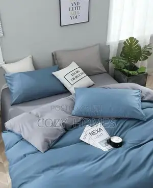 100% Pure Polish Reversible Duvet Bedsheet With Pillowcases Set (6x6)