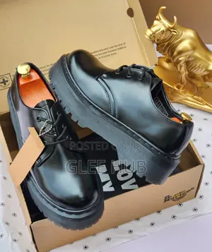 All Black Doc Martens Shoes