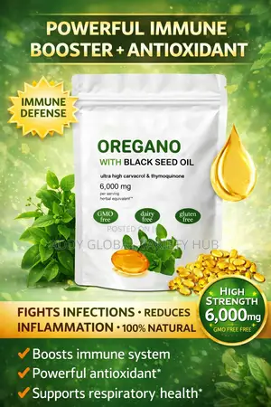 Oil of Oregano+Black Seed Oil 6000mg X300softagels