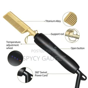 Hot Hair Straightening Comb