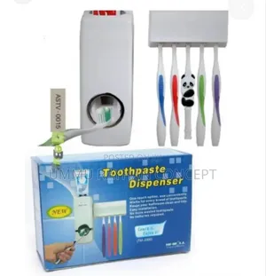 Toothpaste Dispenser With Brush Holder