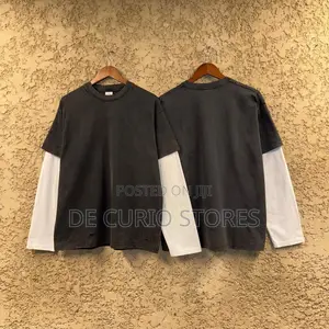Plain Double Sleeve Shirt
