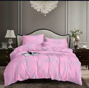 Luxury Pink Marble Duvets, Bedsheets Pillowcases