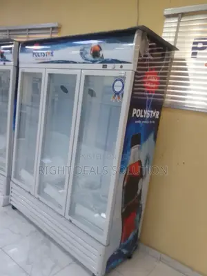 Polystar Triple Door Glass Door Refrigerator