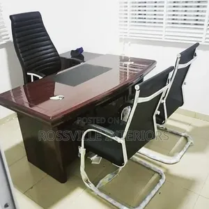 Executive Office Table – Premium Imported Wood Finish 1.4m Size
