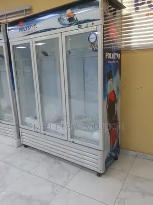 Polystar High-End Triple Door Commercial Showcase Refrigerator