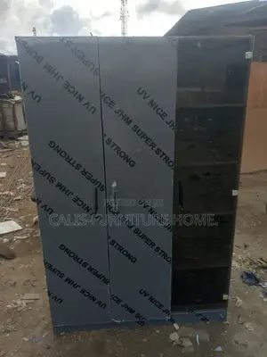 6ft X 4ft HDF High Gloss Wardrobe With Glass Door