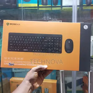 Micropack Km-268w Super Silent Rechargeable Keyboard and Mouse Combo