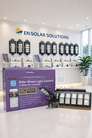 500w Solar Street Light With Camera – Smart Security Outdoor Light