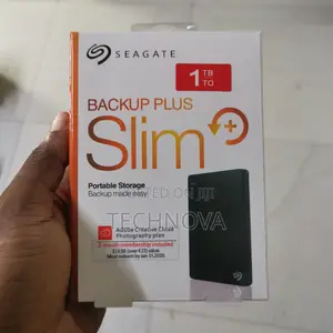 Seagate Backup Plus Slim 1tb Portable External Hard Drive