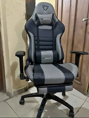 Grey and Black Adjustable Furgle Gaming Chair
