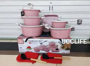 16 Piece's of Ucc Life Cookware Set Pot