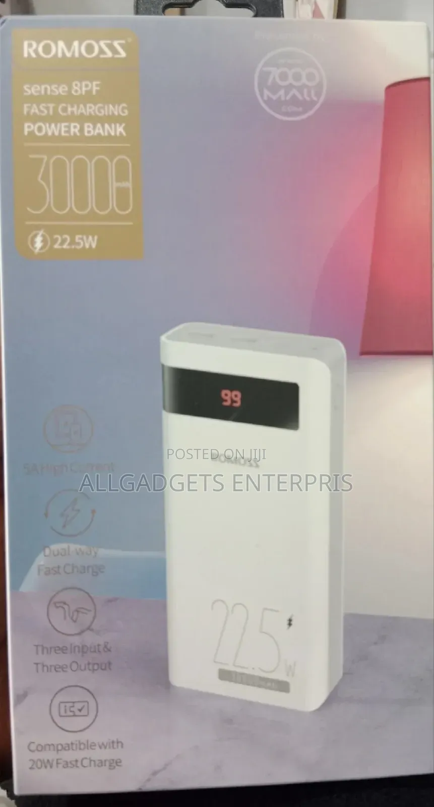 Romoss Sense 8p+ Display.
