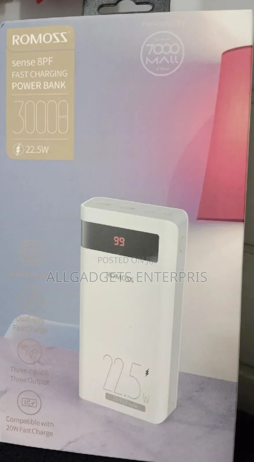 Romoss Sense 8p+ Display.