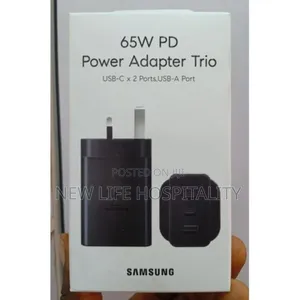 65w Original Samsung Charger 3 Port Super Fast Charging 2.0