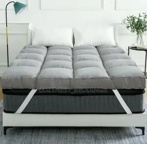 Premium Mattress Topper – Soft Quilted Bed Topper With Elastic Straps