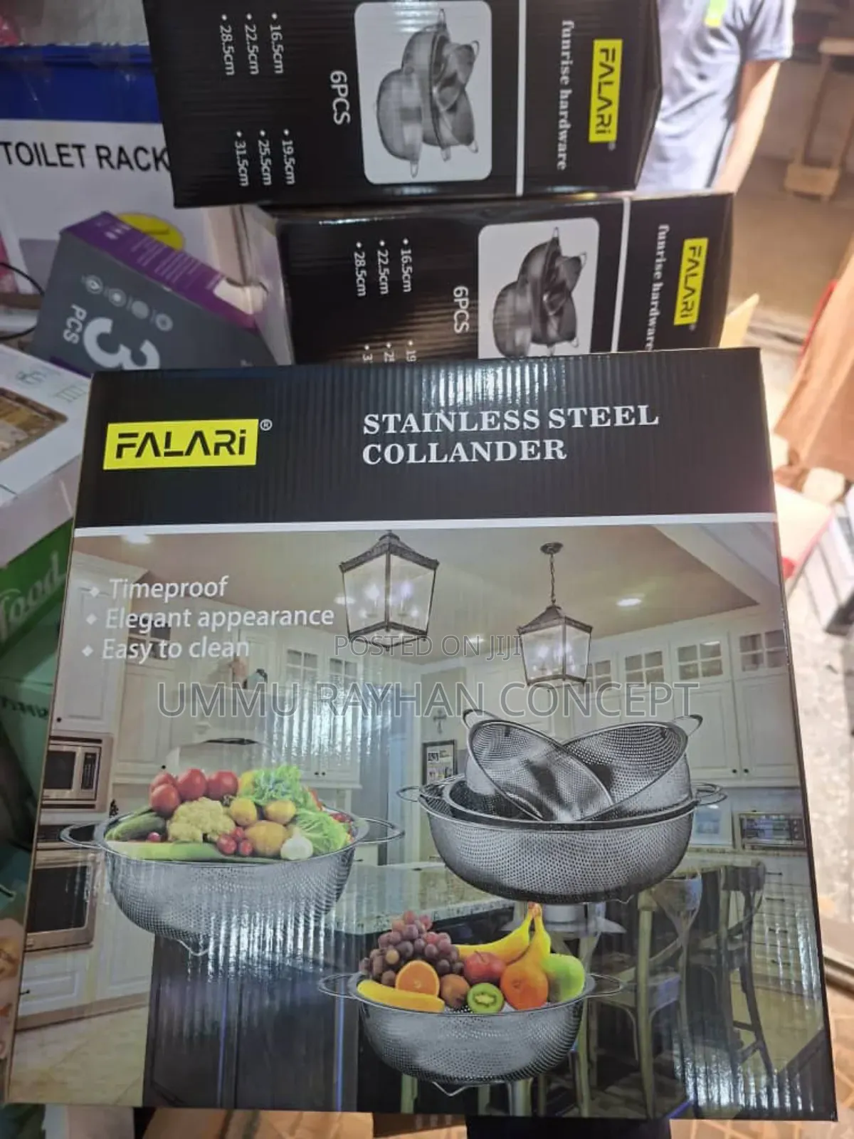 6pcs Stainless Strainer