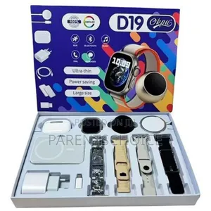 D19 Smart Watch With Power Bank Bluetooth Speaker Bluetooth Ear Piece