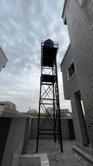 Overhead Tank Black Colored Stand
