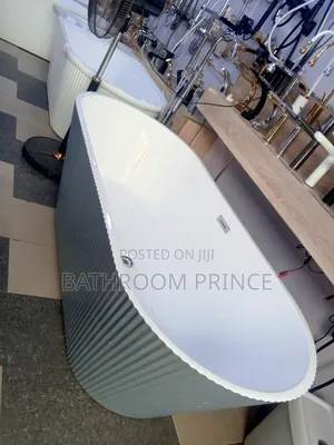 Grey Luxury Acrylic Bathtub