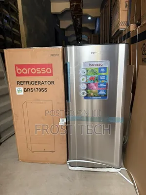 Barossa Single Door Refrigerator Stainless Body