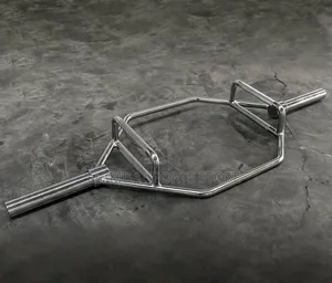 Olympic Hex Trap Bar, Heavy Duty Deadlift Barbell for Strengt Training