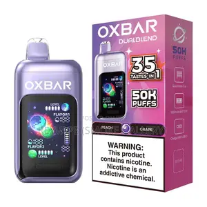 Oxbar Peach Grape Puffs Disposable Vape