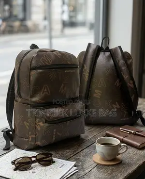 Leather Laptop Backpack