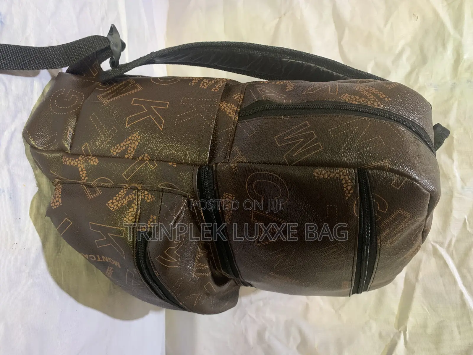 Leather Laptop Backpack
