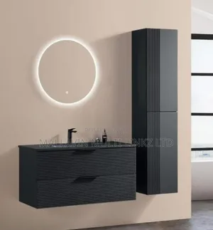 Black Cabinet Basin