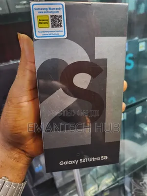 New Samsung Galaxy S21 Ultra 5G 128 GB Silver