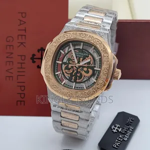 Luxury Patek Philippe Skeleton Dail Wristwatch