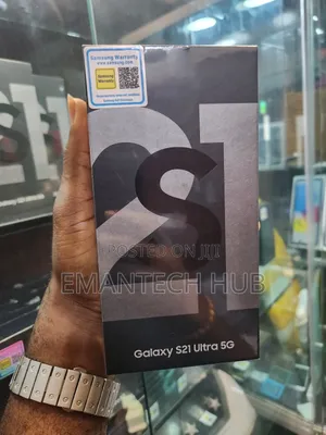 New Samsung Galaxy S21 Ultra 5G 256 GB Silver