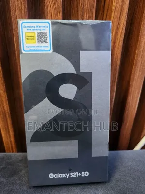 New Samsung Galaxy S21+ 5G 256 GB Black
