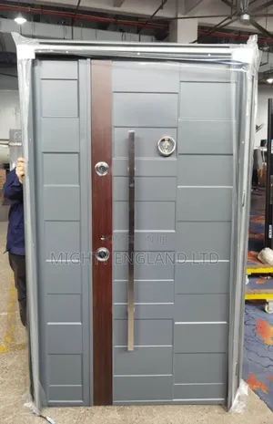 4ft Turkish Modern Grey Stainless Steel Security Door