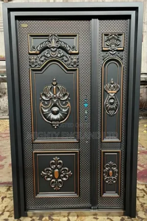 Copper-Cast Aluminum Royal Design Security Door,
