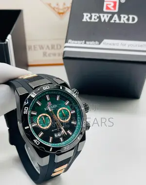 Reward Rubber Chronograph Waterproof Wristwatch