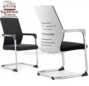 Office Visitor Chair With Plastic Cover Back