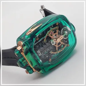 "High Grade Jacob Co Automatic - Rubber Strap Luxury Watch"