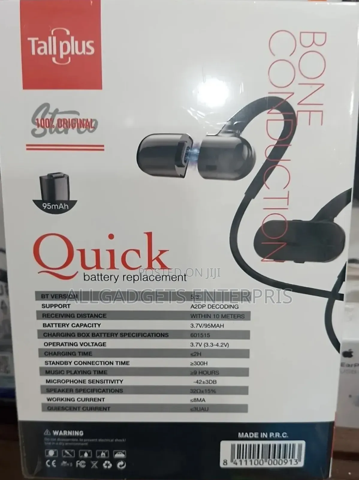 Tall Plus Bone Conduc Headset