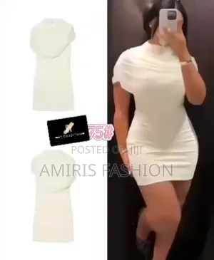 Quality Turtle Neck Sexy Short Gown