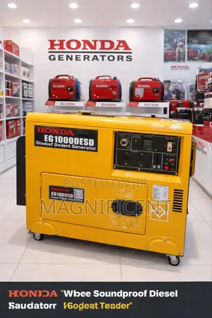 Honda Eg10000esd 10kva Soundproof Diesel Generator – Heavy Duty Re