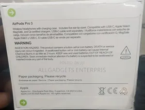 Airpod Pro 3 New Sealed