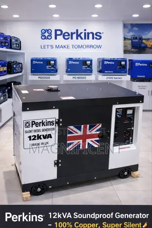 Perkins 12kva Soundproof Diesel Generator 100% Copper, Super Silent