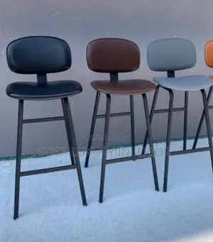 Modern Bar Stool With Metal Legs